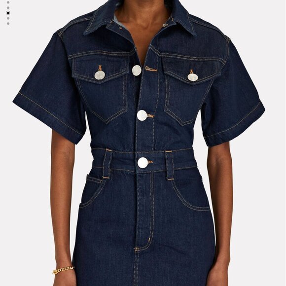 NWT FRAME Denim Dress - Picture 4 of 10